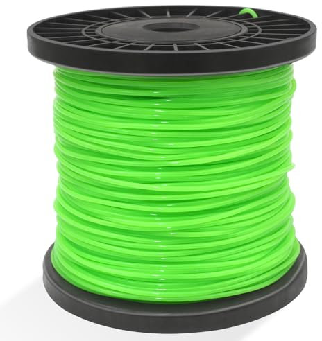 Zeqeey Grass Trimmer Line, 2.0 mm x 150 m Replacement Universal Round Nylon Strimmer String Cord, 0.08 - 492ft