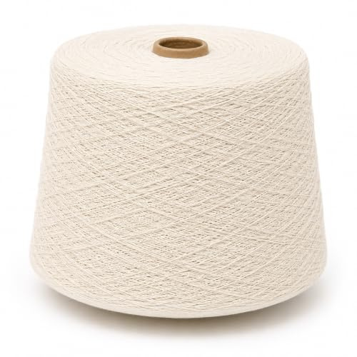 Ullgarn för vävning. 1,2 kg hel kon. 100 % ull Fint 8 nm antal.