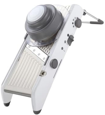 Mikinona Cortadora De Multifuncional Inoxidable Rallador Ajustable Con Tambores Intercambiables Para Verduras y Queso Para Cocinas De Inducción