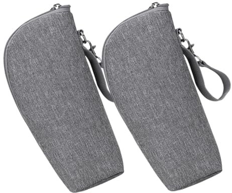 Warmhm 2pezzi Borsa Termica Isolata Per Bottiglie Organizzatore Per Alimenti Per Ragazzo Ragazza Scalda Bottiglie Da Viaggio Porta Bottiglie Per Pappe Borsa Portatile Per Latte
