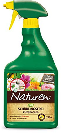Naturen Bio Schädlingsfrei Zierpflanzen 750ml Sprühmittel mit natürlichem Wirkstoff gegen Schädlinge in allen Stadien