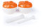 Excelsa Quick Cook Confezione 2 Cuoci Mela Microonde con Levatorsolo, Bianco, 2 unità