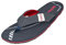 MADSea Herren Zehenstegpantolette Beach Man | Flip Flop Zehentrenner Thong Sandale | Sommer Strand, dunkelblau/rot, 42 EU