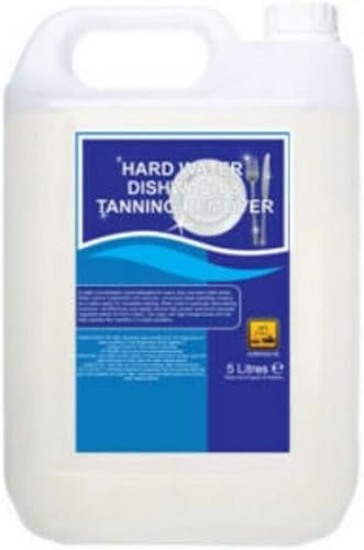 We Can Source It Ltd - 5L Commercial Dishwasher Detergent – Hard Water Safe with Built-in Tannin Remover – Removes Tea, Coffee & Wine Stains – Powerful Cleaner for All Dishwasher Models