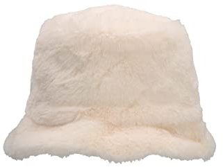 Sterntaler Baby Mädchen Hut aus Veganem Fell - Warme Mütze, Kopfbedeckung - Natur, 45