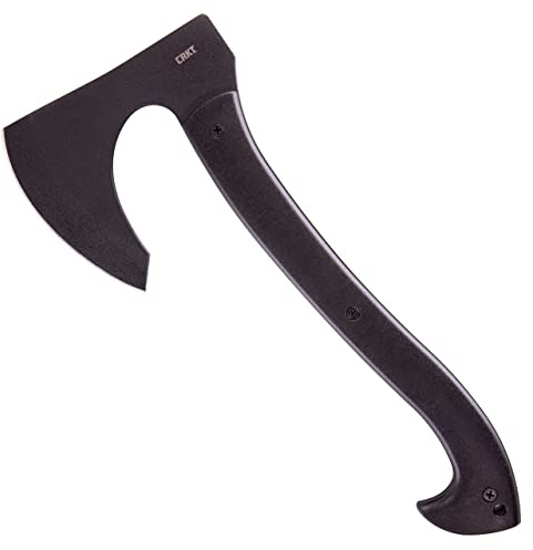 CRKT Skeggox Axe: SK-5 Plain Edge Blade, Glass-Reinforced Nylon Handle, Durable Thermoplastic Sheath, 2917