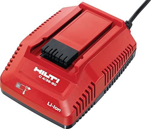 Hilti C 4/36-90 230V Multi-Voltage Compact Battery Charger for 22V and 36V Hilti Li-ion batteries - 90W Output Power & 4A of Charging Current (2015762)