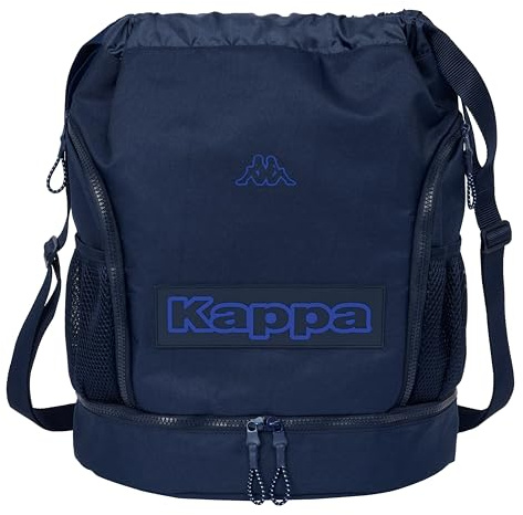 KAPPA BLUE NIGHT - Mochila Saco, Mochila, Ideal para Niños de Diferentes Edades, Cómoda y Versátil, Calidad y Resistencia, 34x15x43 cm, Color Azul Marino