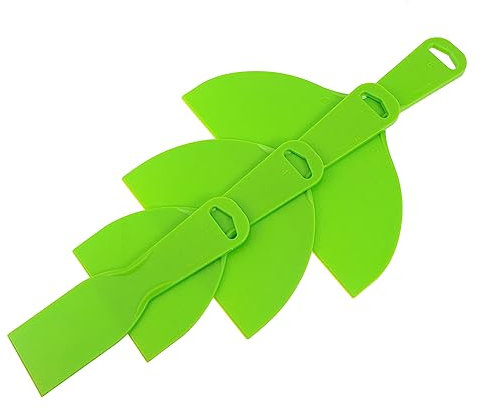 jojofuny 4pièces Outils De Nettoyage Muraux Scraper Plastique De Couteaux à Mastic Pour Décoration Grattage Et Retrait De Colle Sur Murs Et Sols