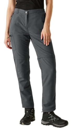 Regatta Womens Chaska Zip Off Trousers III Seal Grey
