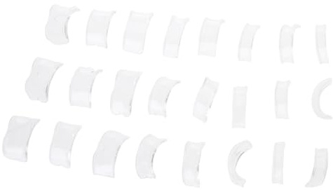 Ajustador de anillos de silicona suave y transparente, cómodo inserto de anillos grandes, más pequeños, práctico y flexible, herramienta para medir joyas