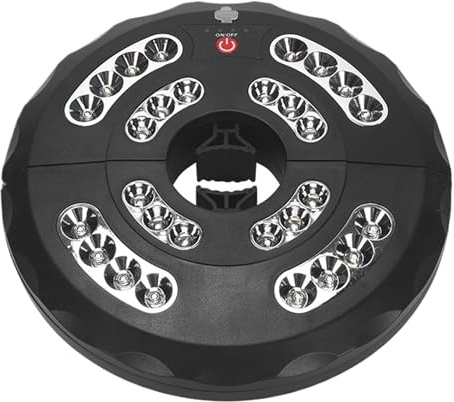 Yuemeuy Luces para Sombrilla Exterior - Luces Exteriores Recargables - 3 Modos Ajustables Resistente Al Agua Recargable Lámpara Para Jardín Piscina Patio Exterior Camping Barbacoas Reuniones