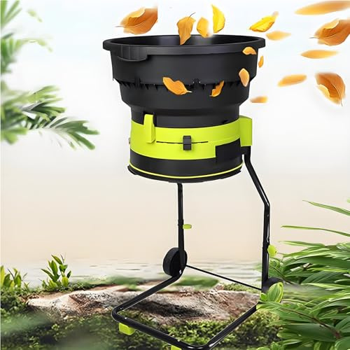 HuanSebesity Advanced Electric Leaf Mulcher Shredder 2500w,Shredder,Smart Garden Cleanup Composting Tool,8000rpm Motor,for Yard Cleanup,Composting Leaves,Grass,Yard Clippings Powercord×30m