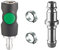 AUPROTEC Kit d’Accouplement à air comprimé avec Raccord Rapide de Sécurité Prevost 10mm Embout et Colliers