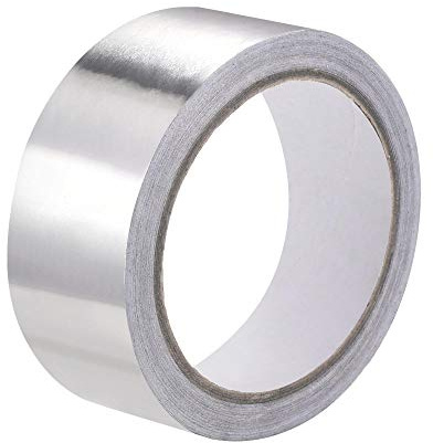 uxcell 30mmx 20m Aluminum Foil Tape High Temperature Tape for HVAC, Sealing, Patching Hot and Cold Air Ducts Single Sided Adhesive Tape