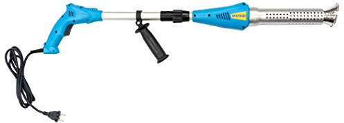 Quemador Eléctrico - Elimina las Malas Hierbas - Incluye Lanza Telescópica y Cable de 2m - Diseño con Asa Ergonómica - Temperatura Máxima de 650º - Ideal para el Jardín - Fabricado en Europa