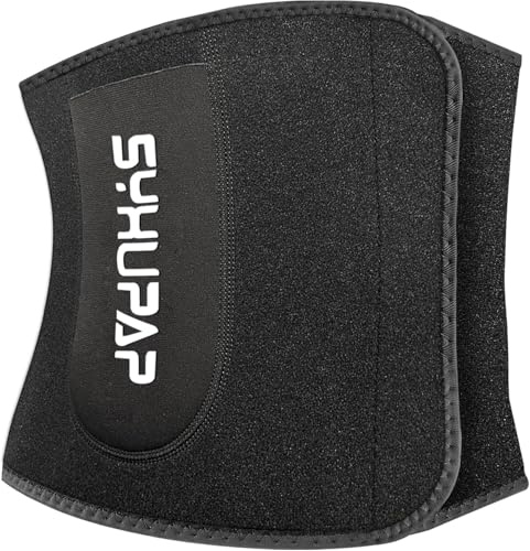 SYXUPAP Bauchweggürtel Herren Damen,Schwitzgürtel Bauch Abnehmen Geräte Extra-breiter Verstellbarer Neopren Sauna Gewichthebergürtel Sweat fitnessgürtel