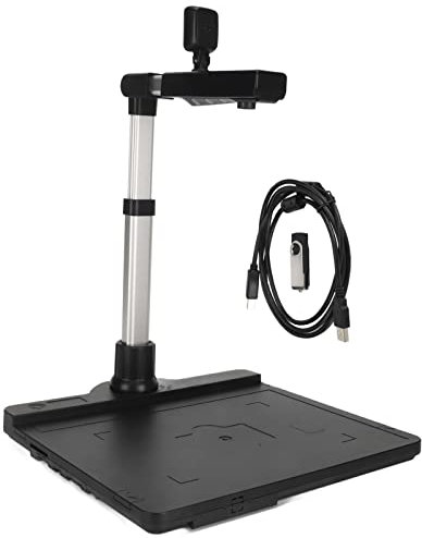 M1000S Tragbarer Dokumentenscanner, 10 MP + 2 MP, Doppelkamera, Anhebbarer Buchscanner, 3672 X 2856/1600 X 1200, USB-Dokumentenkamera Im A3- und A4-Format, OCR-Erkennung für