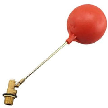 perfk Valvola a Galleggiante per Serbatoio dell'Acqua Valvola a Galleggiante in Ottone Valvola a Sfera Galleggiante con riempimento Automatico per cisterna, 1 Pollice DN25