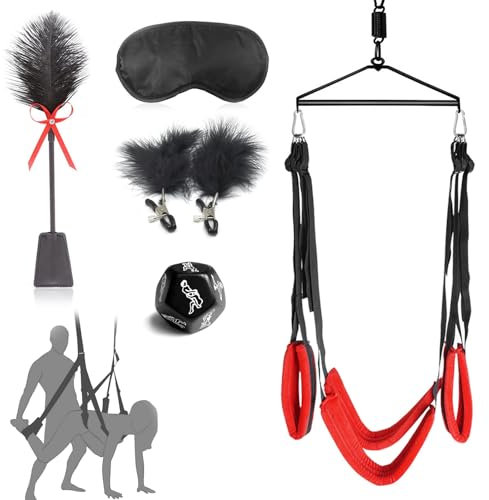 BDSMYOU Liebesschaukeln Stativ Sex Möbel,Liebesschaukel Sexschaukel Zubehör für die Decke,Schaukelhalterung Spreizstange BDSMs Spielzeug Hart,Sex Swing Love Swing Sexspielzeug für Paare Extrem Sex