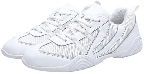 Serenitison Cheerleading Femme Baskets,Cheerleading Chaussures De Pom Pom Girl pour Filles,Chaussures d'aérobic de Compétition pour Adultes/Enfants,pour Danse,Jazz,Gymnastique,Fitness,Compétitions