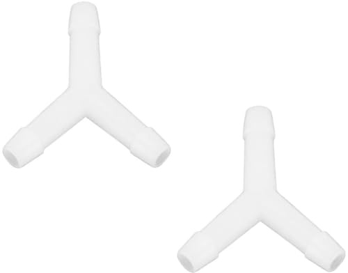 cyclingcolors 2x raccord de durite droit en Y diamètre 4mm connecteur tube tuyau carburant essence tracteur tondeuse voiture