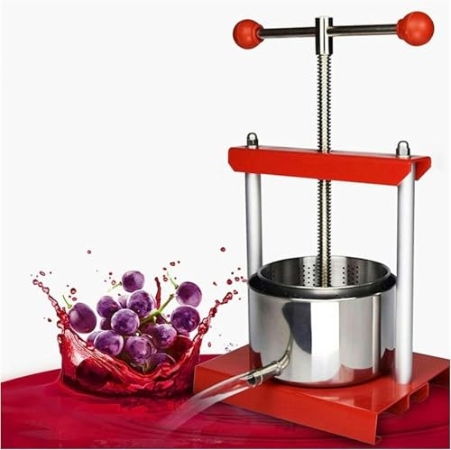 Spremiagrumi manuale in acciaio inox, spremiagrumi e separatore di succhi, estrattore lento per spremere verdure da cucina