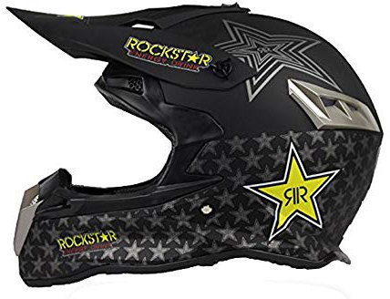 Woljay Casques motocross Casque sport moto sport double sport Saleté Bicyclette VTT (XXL)