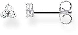 Thomas Sabo Einzel Ohrstecker weiße Steine silber 925 Sterling Silber H2138-051-14