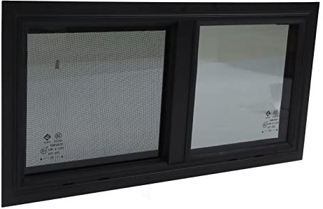 Horizontal Vertical Sliding Window, RV Privacy Screen Window Tough Deformation Resistant 550x260mm Good Seal for Campervan