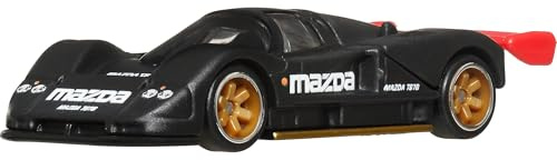 Hot Wheels Collectible Toy Car, 1:64 Scale Mazda 787B Hammer Drop Vehicle with Real Tires