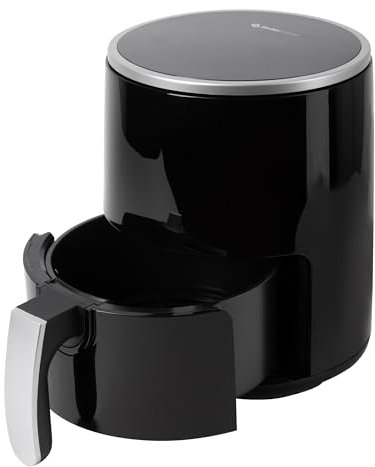 Z SwissHome PETIT - Freidora de aire 2.5L 1200W - Pantalla digital - Temperatura ajustable 80-200°C - Temporizador 60 min - Sartén desmontable de teflón - Protección contra sobrecalentamiento