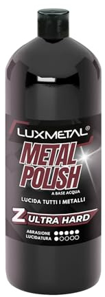 Lux Metal - Metal Polish Ultra Hard Polishing Z 1 KG Pasta abrasiva pre-pulido para metales acero inoxidable aluminio latón bronce cobre elimina rayones abrasiones muy profundas óxido carrocería