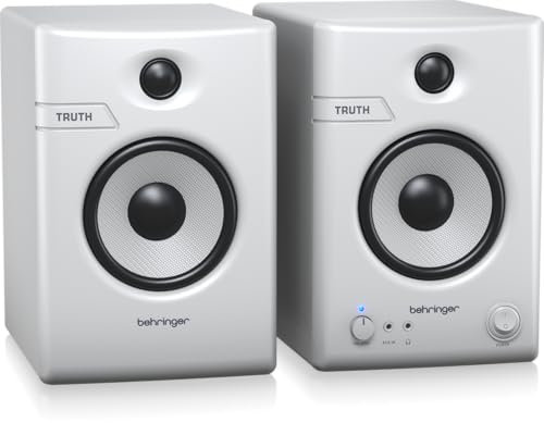 Behringer Truth Moniteurs de studio avec Bluetooth 4,5 Blanc
