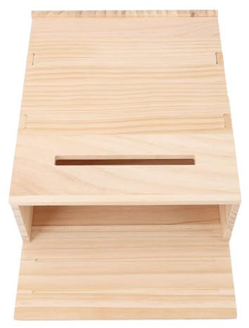 Rengue Casetta per Pipistrelli Realizzata a Mano in Legno Scatola per Pipistrelli a Camera Singola 29 X 19 X 7 Cm Riparo Esterno Resistente Alle Intemperie per Giardino Cortile Montaggio su Albero
