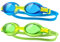 findway Schwimmbrille für Kinder, 2 Stück, Tauchbrille für Kinder, für 3, 4, 5, 6, 7, 8, 9, 10, 11, 12 Jahre, Anti-Beschlag-Beschichtung, UV-Schutz, Schwimmbrille für Jungen und Mädchen, Blau, Grün
