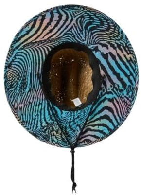 Quiksilver Men's Outsider Waterman Sun Protection Lifeguard Straw Hat, Bjn7, L