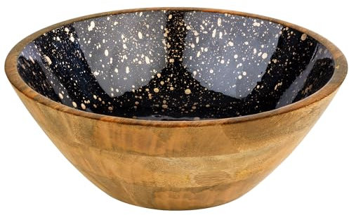 APS 1056 Schale MANGO, Mangoholz, Epoxidharzbeschichtung innen, Ø 30 cm, 3 Liter, Obstschale, Salatschüssel, Schüssel