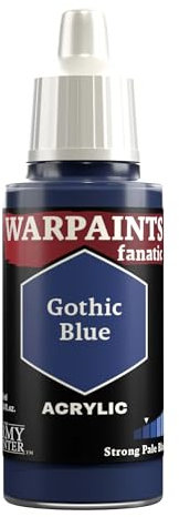 The Army Painter, Warpaints Fanatic Gothic Blue Single Acrylics, Miniature Hobby Painting, Quality Paint for Miniature Wargaming