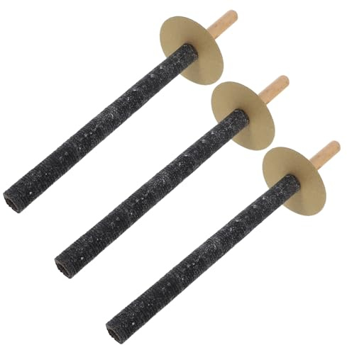 CAXUSD 3piezas Antorchas Para Exteriores De Madera Con Antorchas De Jardín Para Decoración De Patio Terraza Al Aire De Hule Para Camping y Fiestas