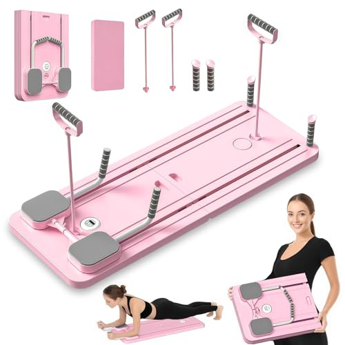Pilates Board, 5 en 1 Pilates Reformer pour la Maison et la Salle de Sport