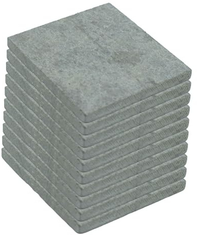 SZLIFE Lot de 10 plaques de base en briques de ciment pour diorama, fabrication de modèles, construction, découpe, pour loisirs créatifs, 6x6cm