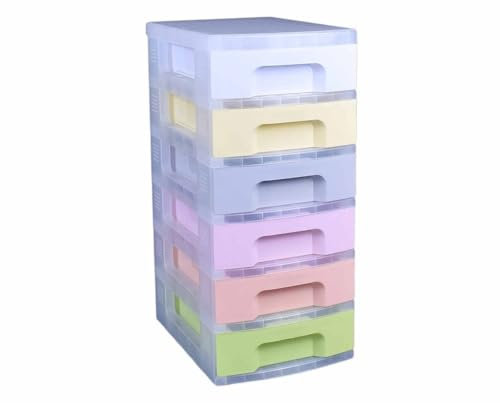 Really Useful Storage Drawer Unit Pastel 6 x 7 Litre