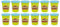 Play-Doh 12er-Pack mit Blaue Spielknete, 112g-Dosen in recycelbarer Verpackung, optimal für Schulen und Kindergärten, ab 2 Jahren