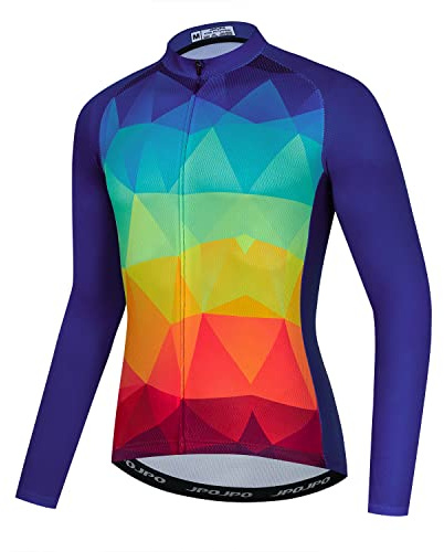 Herren Radtrikot Langarm Fahrradbekleidung Sport Tops, Jp1025, 3X-Groß