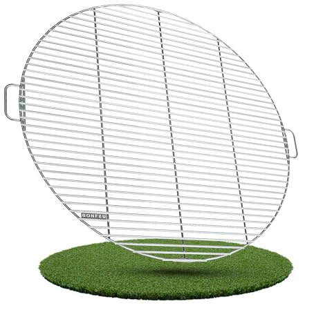 BonFeu BonGrill Eldskål med Grillgaller, 120 cm Diameter, Rostfritt Stål