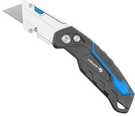 HT4C639 Nóż monterski trapez składany 1+3 HOGERT Högert Technik HT4C639