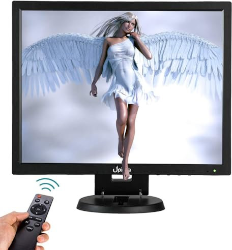 14 Zoll mobiler Monitor Sicherheitskamera Überwachungsmonitor mit HDMI USB VGA BNC AV Multifunktionseingang 1024x768 Display LCD PC Monitor Eingebauter Lautsprecher
