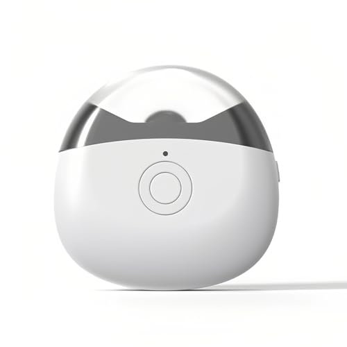 Lancoon Polisseuse électrique pour ongles avec lumière faible bruit conservation de la ferraille des ongles 2 vitesses de sécurité rechargeable coupe-ongles lame pour enfants âgés maison bureau