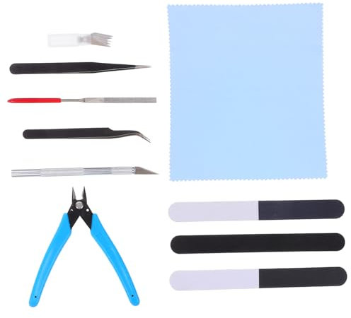 DECORNIJIA Modellbau-werkzeugsatz Für Plastikmodelle Hobbywerkzeuge Mechanikerhandwerk Werkzeugsatz Für Modellbau Werkzeugsatz Für Modellautobau Miniaturzubehörsatz Für Puppenhäuser